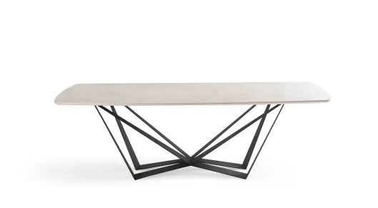 Product img 2, Lizza Metal Ayaklı Seramik Masa